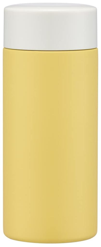 Skater Becherflasche Mattgelb 250ml Ultraleichte Edelstahl-Wasserflasche STYL2-A