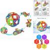 Magnetic Building Blocks Construction Set With Vibrant Multicolor Pieces For Creative Kids And Relaxing Adults