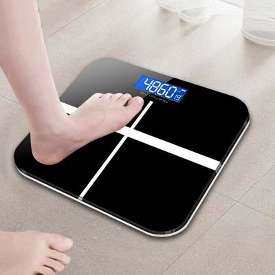 Dispositif de Pesée pour Perte de Poids Affichage HD Balance Corporelle Numérique Alimentée par Batterie pour Fournitures de Bureau à Domicile Mesure de la Température Ambiante