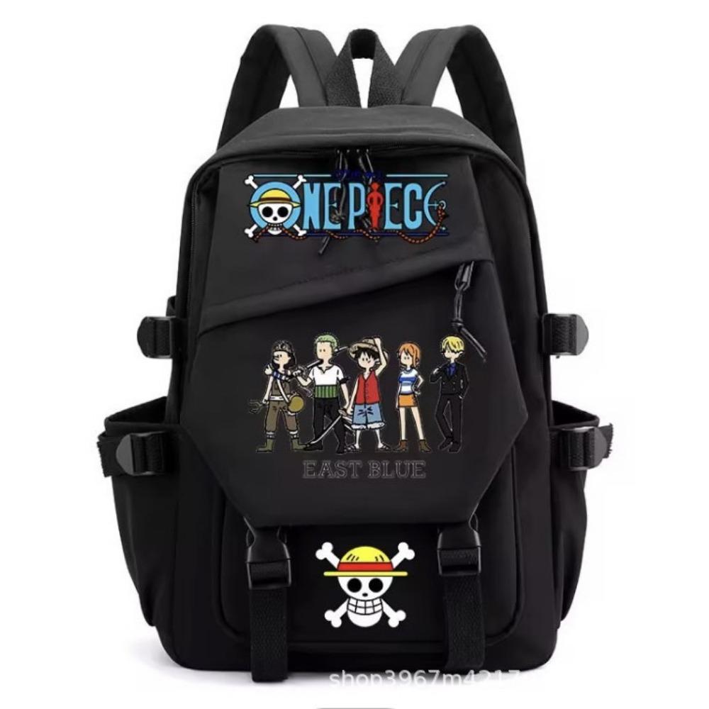 ONE PIECE High School Junior High School Student Elementary School Bag Luffy Fashion Trend Large Capacity Teen Backpack