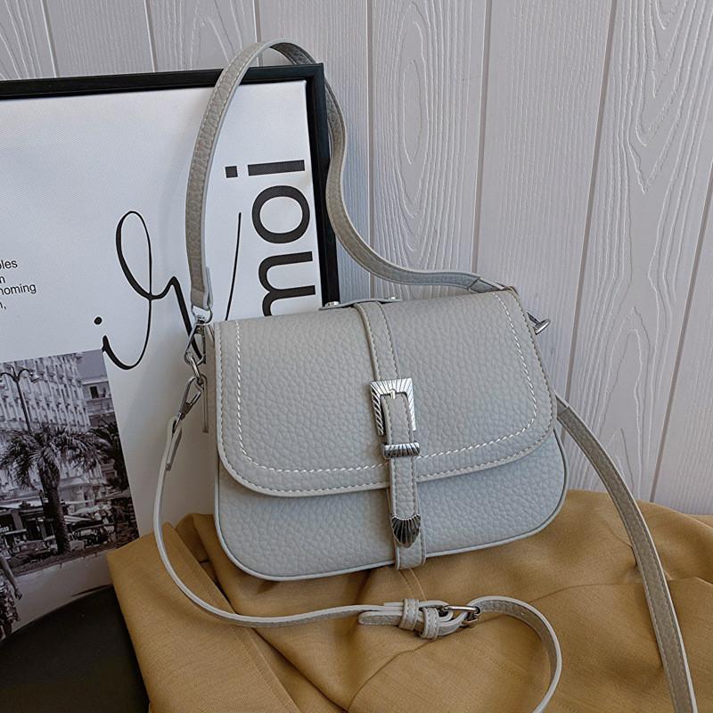 Trendy Cross-border Style Bag Women 2023 New Autumn Winter Retro Casual Small Square Bag High-end Feel Unique Design Crossbody