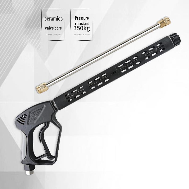 OLOMM High-Pressure Anti-Tangle Car Wash Gun External Thread 18