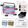 Sanka Bansereno One-Push Open Cooler Box, Ash Blue (Matte Finish), 24.5L, Removable Lid for Easy Cleaning, Made in Japan, Fishing Cooler for Fishing