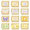 Gold Color Sweet Cute Bow Knot Heart Flowers Shell Italian Charm Links Fit 9mm Stainless Steel Women Bracelet DIY Making Gifts