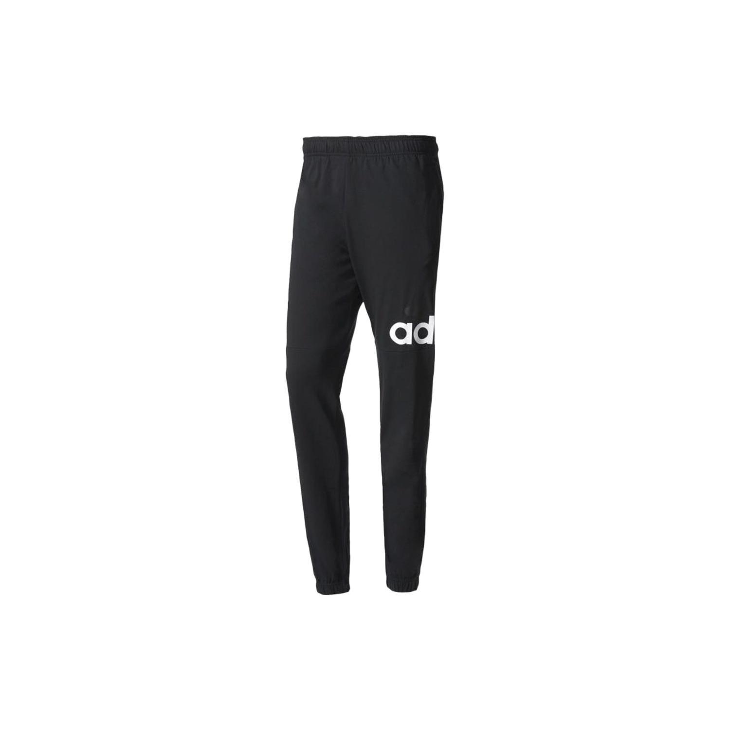 Повседневные брюки Adidas мужские черные умеренно зауженные B47217 S