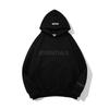 Reflective 3D Letter Hooded Sweatshirt Unisex Oversized Cotton Pullover Winter Warm Casual Top