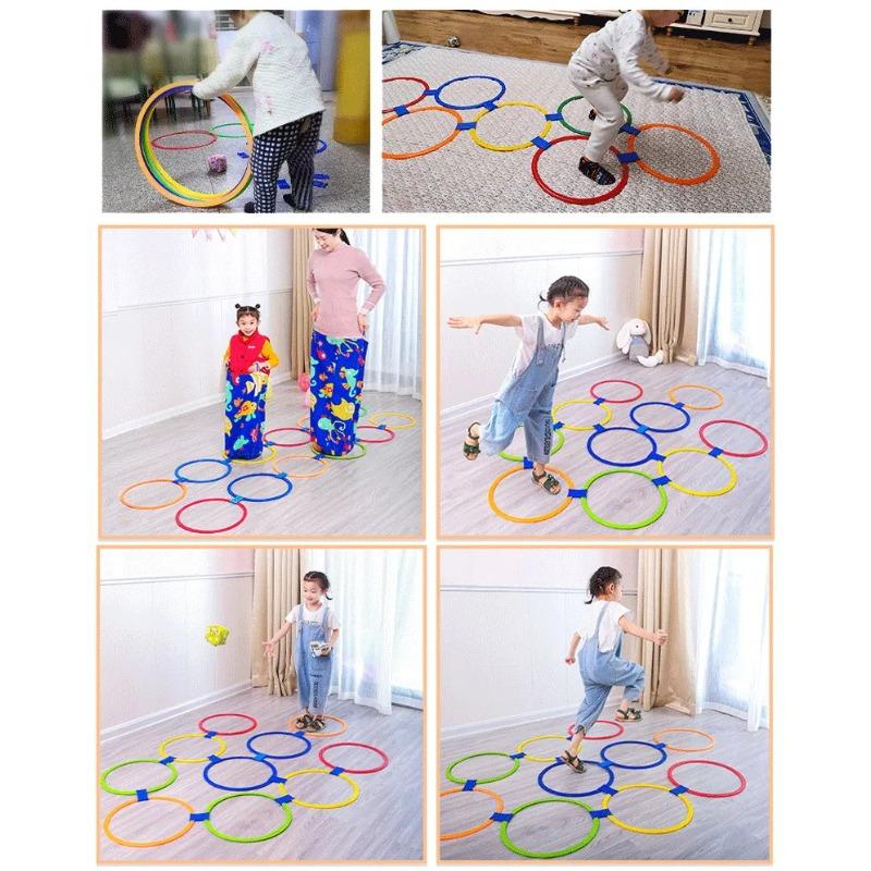 Kinder Outdoor Spielzeug Hüpfspiel Ring Hüpfen Für Kinder Sport Outdoor Spielen Draußen Spielzeug Kinder Garten Hinterhof Drinnen Karnevalsspiel
