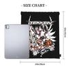 Custom T-Tekkenes Drawstring Bag Women Men Lightweight Beat 'em Up Sports Gym Storage Backpack