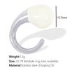 Fashion Personality Epoxy Versatile Simple Niche Design Glossy Ring Titanium Steel Drop