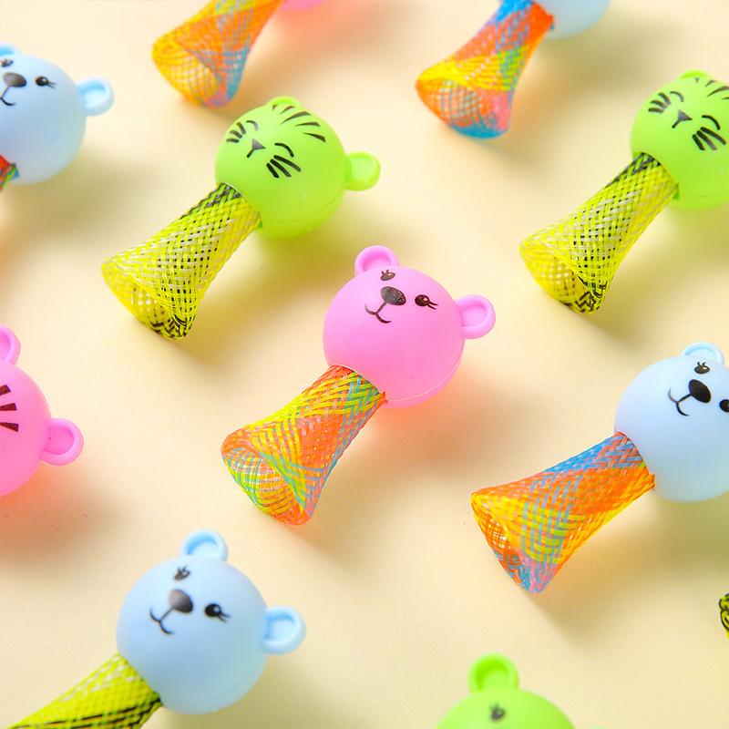 

20 шт./пакет Милые мини-игрушки-прыгуны с животными для детского дня рождения, призы в классе, подарки для детского праздника, наполнители для пакетов с угощениями Random Colors-20pcs