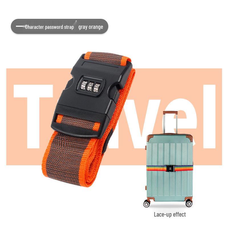 Polypropylene One-Word Luggage Strap for Suitcase Reinforcement with Wheels