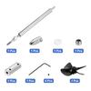 Uxcell RC Boat Drive Shaft W Propeller and Coupling Joint Assembly Kit, L150mm Shaft, L100mm Sleeve, D55mm Four Propeller, Fits 2mm Motor Shaft