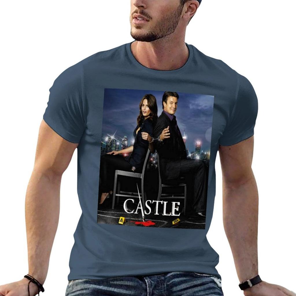 Castle And Beckett Tshirt Casual Trendy Short Sleeve Tshirt