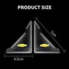 2pcs/set Car Door Corner Cover Anti-Collision Transparent Sticker For Chevrolet Spark Captiva Cruze Tracker Orlando Trax Epica