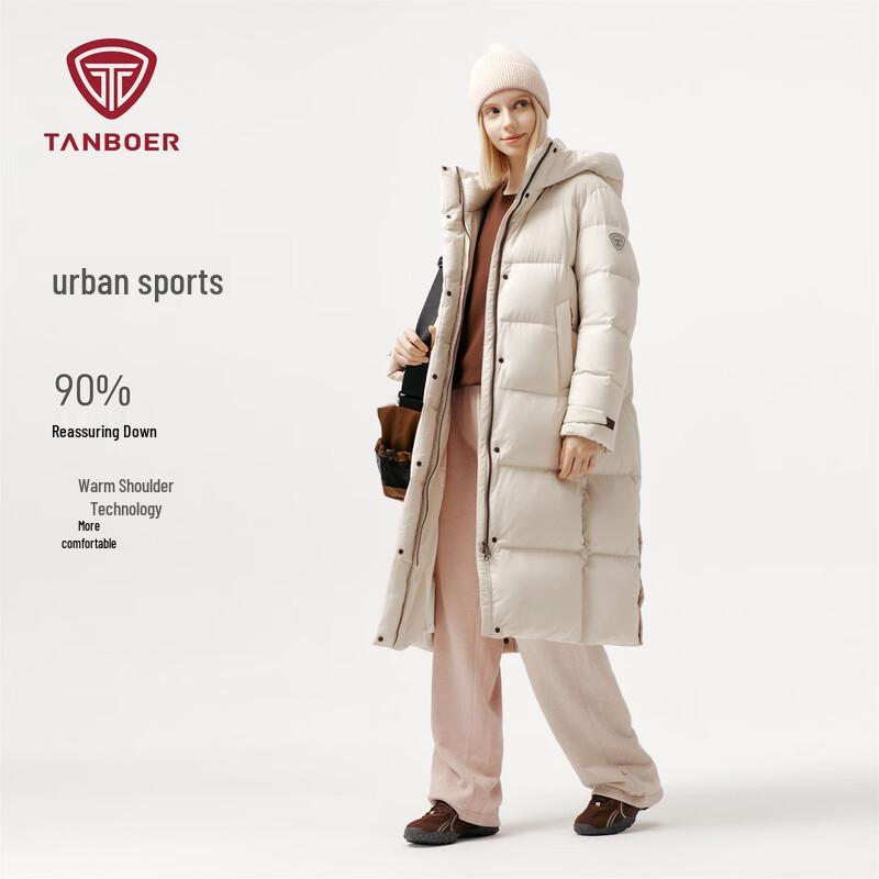 

Tanboer Women s Hooded Long Down Jacket TB5550880A M /165