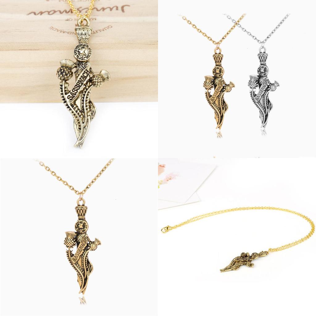 Outlander Sassenach Pendant Necklace With Alloy Craft For Gift Or Travel Souvenir