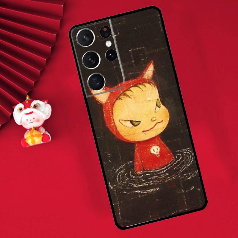 Yoshitomo Nara Case For Samsung Galaxy S25 S26 Ultra S21 S22 S20 S23 S24 Ultra Plus S10 S25 FE Cover Funda