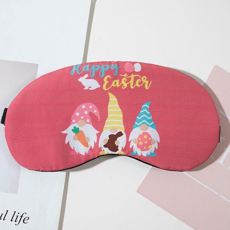 

1Pc Cotton Cartoon Face Sleep Eye Mask Christmas Cute Funny Eye Cover Sleeping Mask Travel Rest Eye Band Kids
