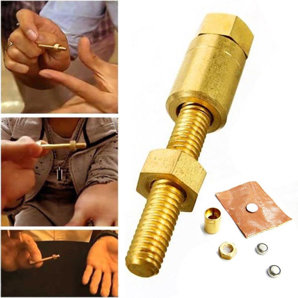 Amazing Magic Props Rotating Nut Off Bolt Screw Close Up Trick Toys Metal uygun fiyatlı satın