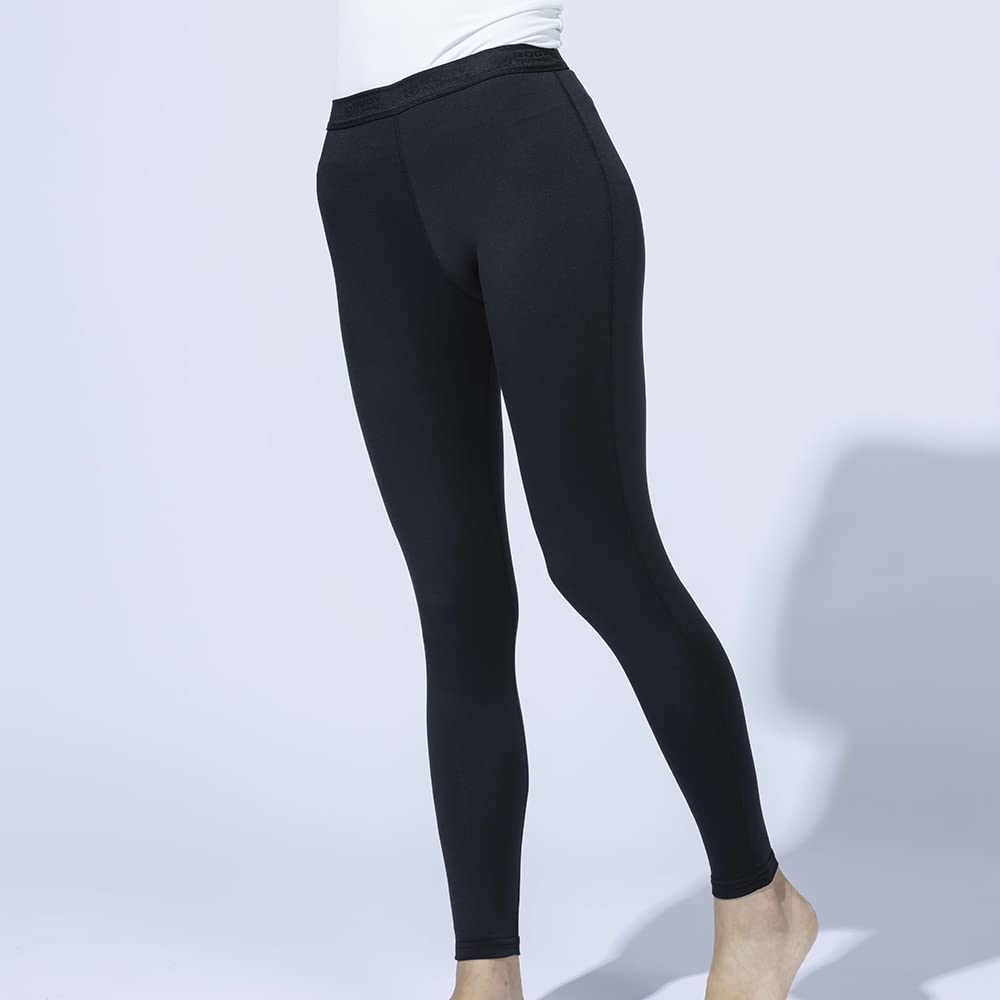 Otafuku Gloves Thermodeo Winter Innerwear Long Tights Size S Women's [Fully Deodorizing, Warm, Sweat-Wicking, Quick-Drying, Compression] JW-268 Black,