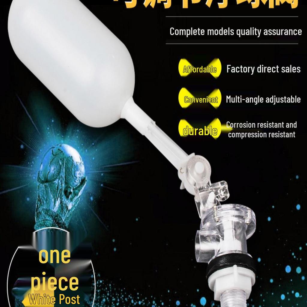 Adjustable Transparent Plastic Float Valve for Water Tanks