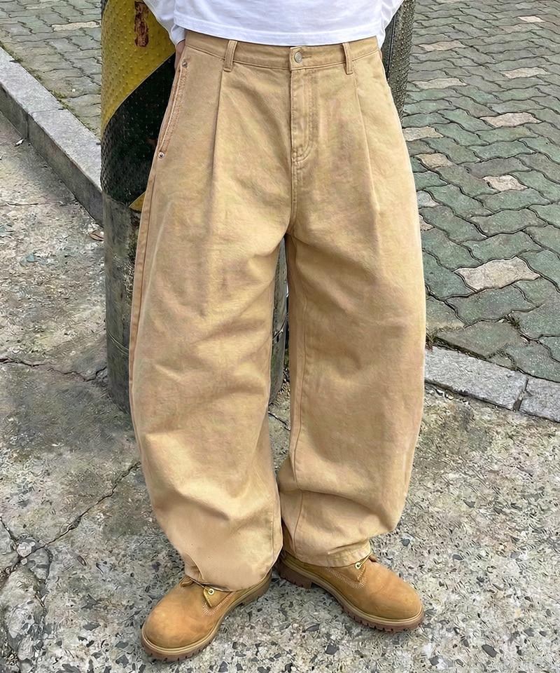 UNDEROFF Wide Balloon Chino Pants Navy