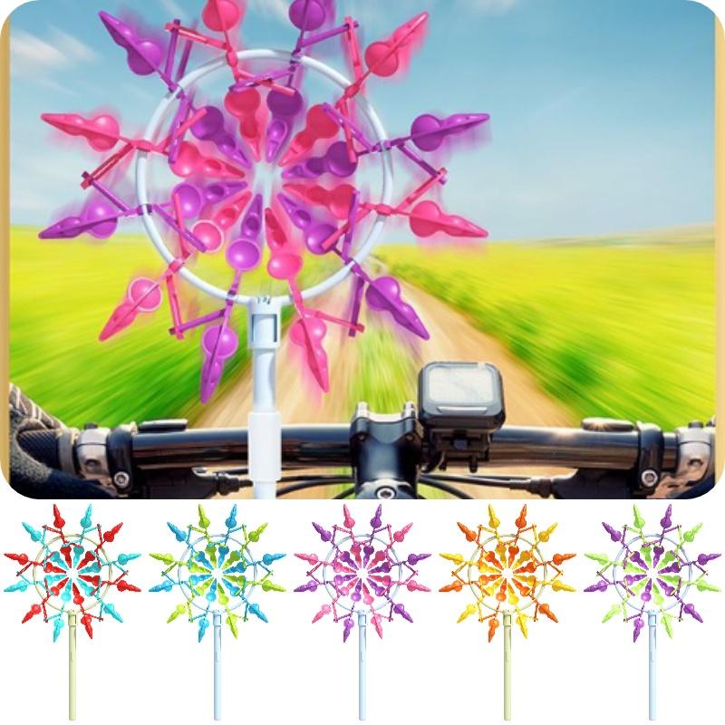 Diy Handheld Children's Educational Relief Toy 3d Sunflower Windmill With Radish Design