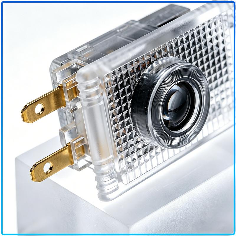 2 Stück LED Auto Tür Willkommenslicht HD Laser Projektor Lampe für Opel Astra C G H Insignia J K Zafira B Corsa Vectra C Corsa C