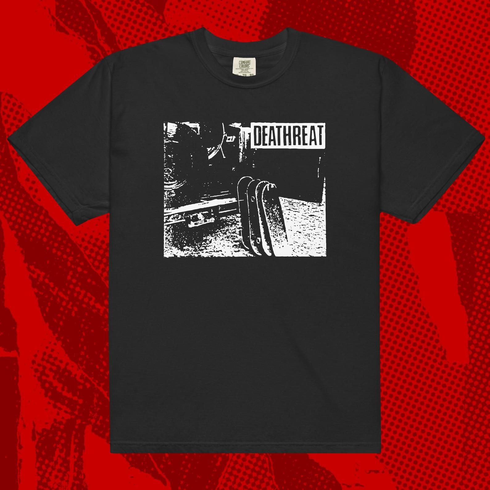 Deathreat Skateboards Shirt | Punk Hc Crust His Hero Is Gone Tragedy XL