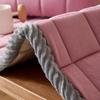 Chinese Solid Wood Sponge Thickened Sofa Cushion Anti-slip Light Luxury Cover Four-season Anti-run Winter Plush