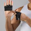 1Pair Breathable Anti-Slip Workout Gloves Four Finger Hand Palm Protector  Heavy Duty Accessory
