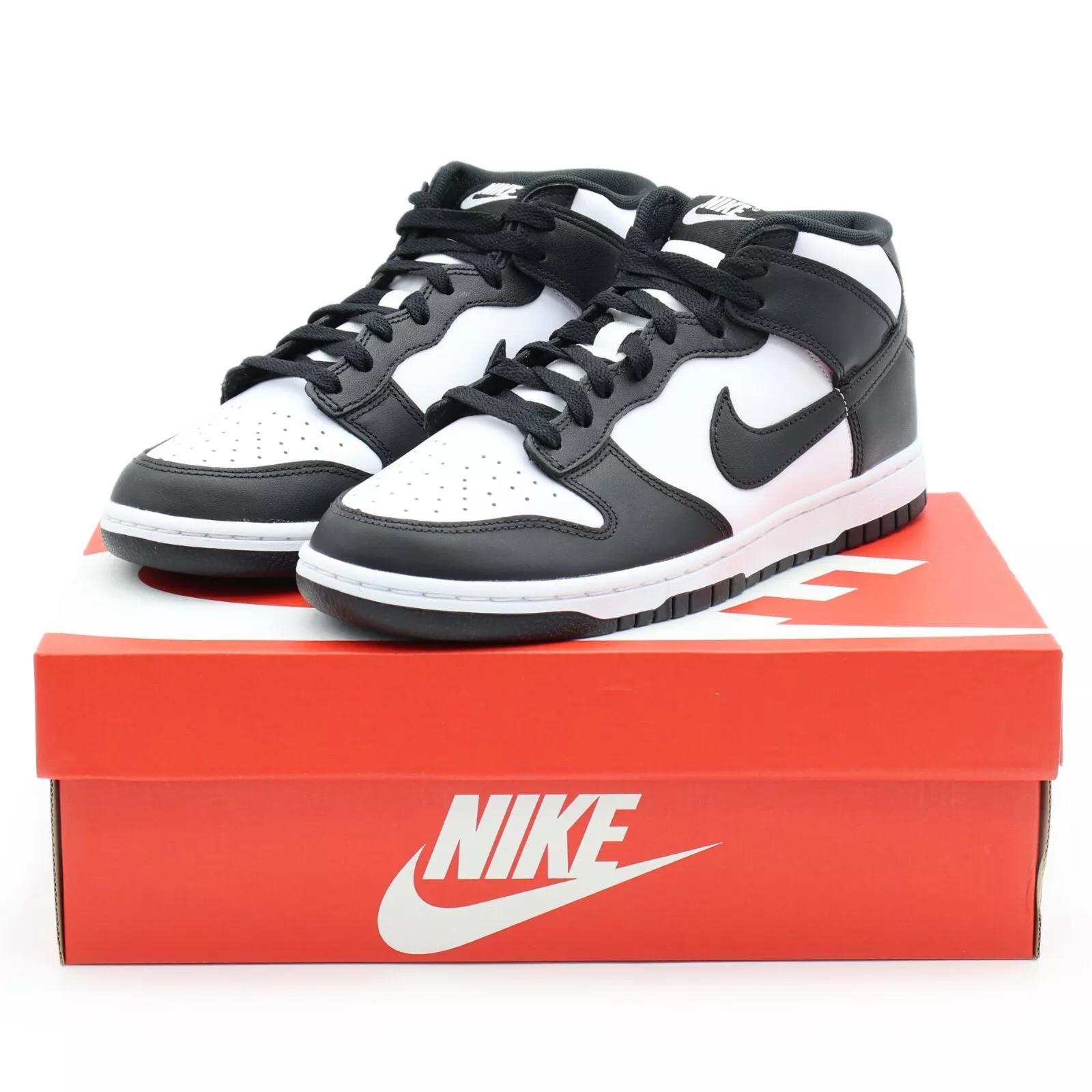 

FQ8784-100 Nike Dunk Mid Panda Black White (Men s) US 11