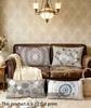 Circular Patterns Decorative Pillowcase Suitable For Sofa Bedroom Car Pillow Cover Cushion Rectangular Back Cushion