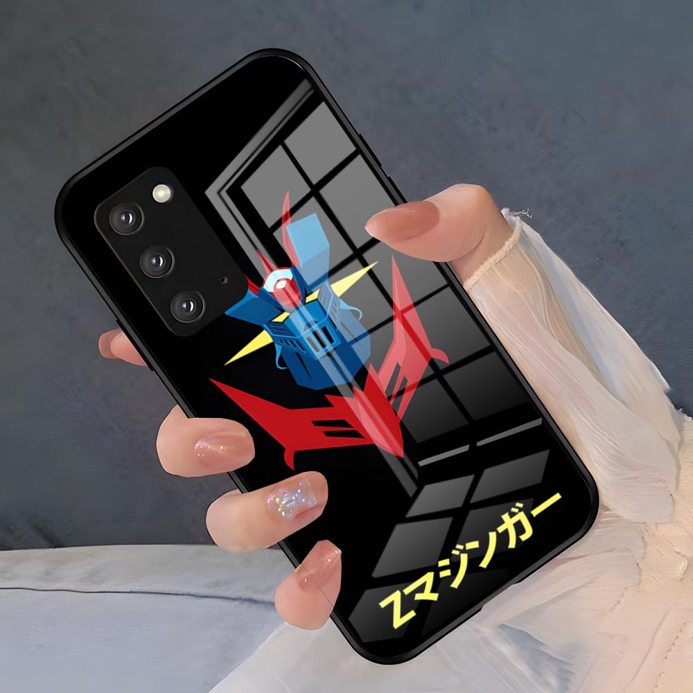 Anime M-Mazinger Z Phone Case For Samsung S26 S25 Plus S20 S20 Plus S22 Ultra S23 FE S21 Plus S21 Ultra Glass Cover Samsung S23 Plus