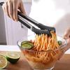 Silicone Stainless Steel Non-Scalded Grill Clip And Pasta Spoon Set, Sturdy Toothed Pasta Fork, Spaghetti Spoon And Food Clip