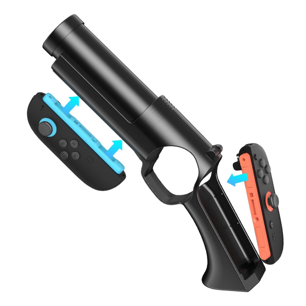 For NS2 Shooting Game Gun Holder Wear Resist Somatosensory Gaming Gun Anti-Slip Left and Right Handle Holder Gaming Accessories