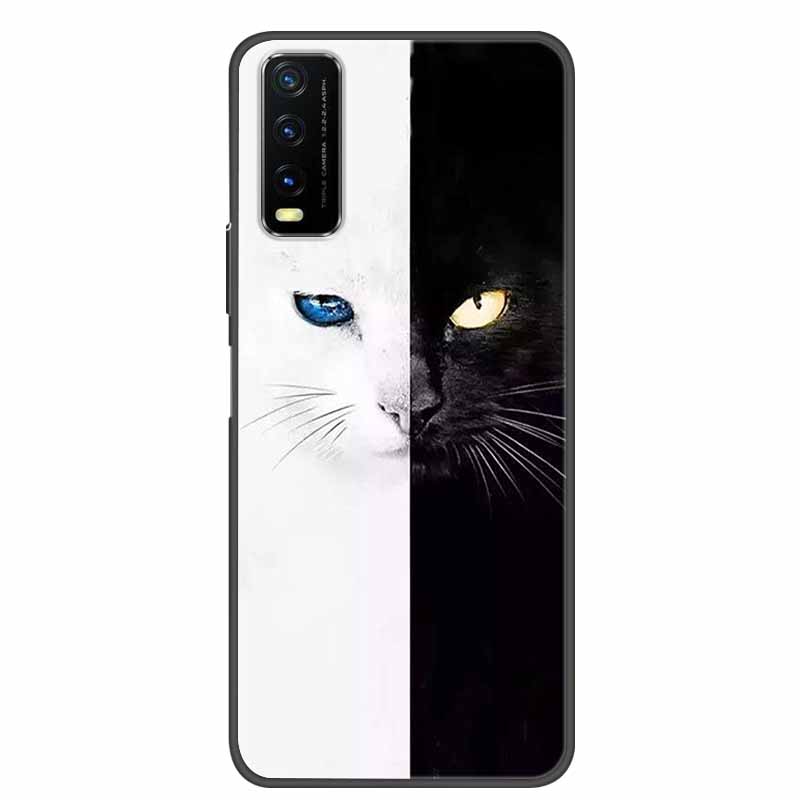 For Vivo Y20 Case Marble Soft Silicone Back Case for Vivo Y20S Y20 S Y 20i Phone Cover for Vivo V2027 Y20i Coque Funda Bag