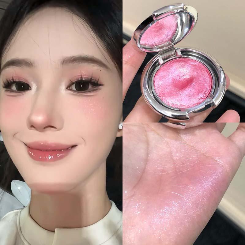Clear Shimmer Diamond Highlighter & Pearlescent Blinding Eyeshadow for Face, Eyes, Nose, and Under-Eye Brightening