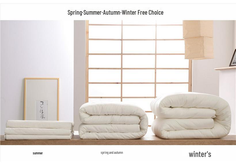 All-Season A-Grade Pure Cotton Quilt - Perfect for Spring, Autumn, Winter, and Air-Conditioned Environments.