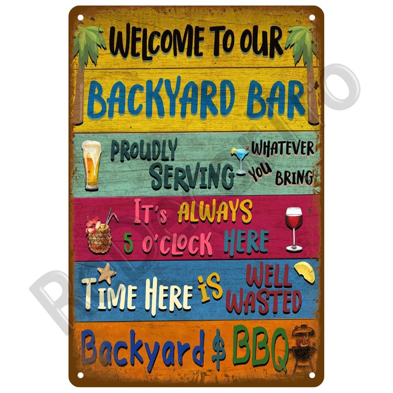 Vintage Home Decor Whiskey Metal Sign Plaque Pub Retro Alcohol Tin Sign Beer Wall Art For Bar Pub Club Man Cave Decorative Plate