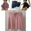 Stylish Women Pleated Athletic Tennis Sports Skirts With Built-in Shorts For Comfort