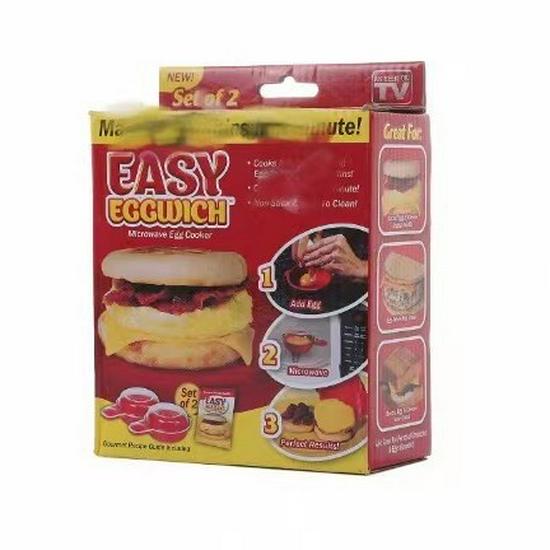 Manual Plastic Burger Press and Egg Mold
