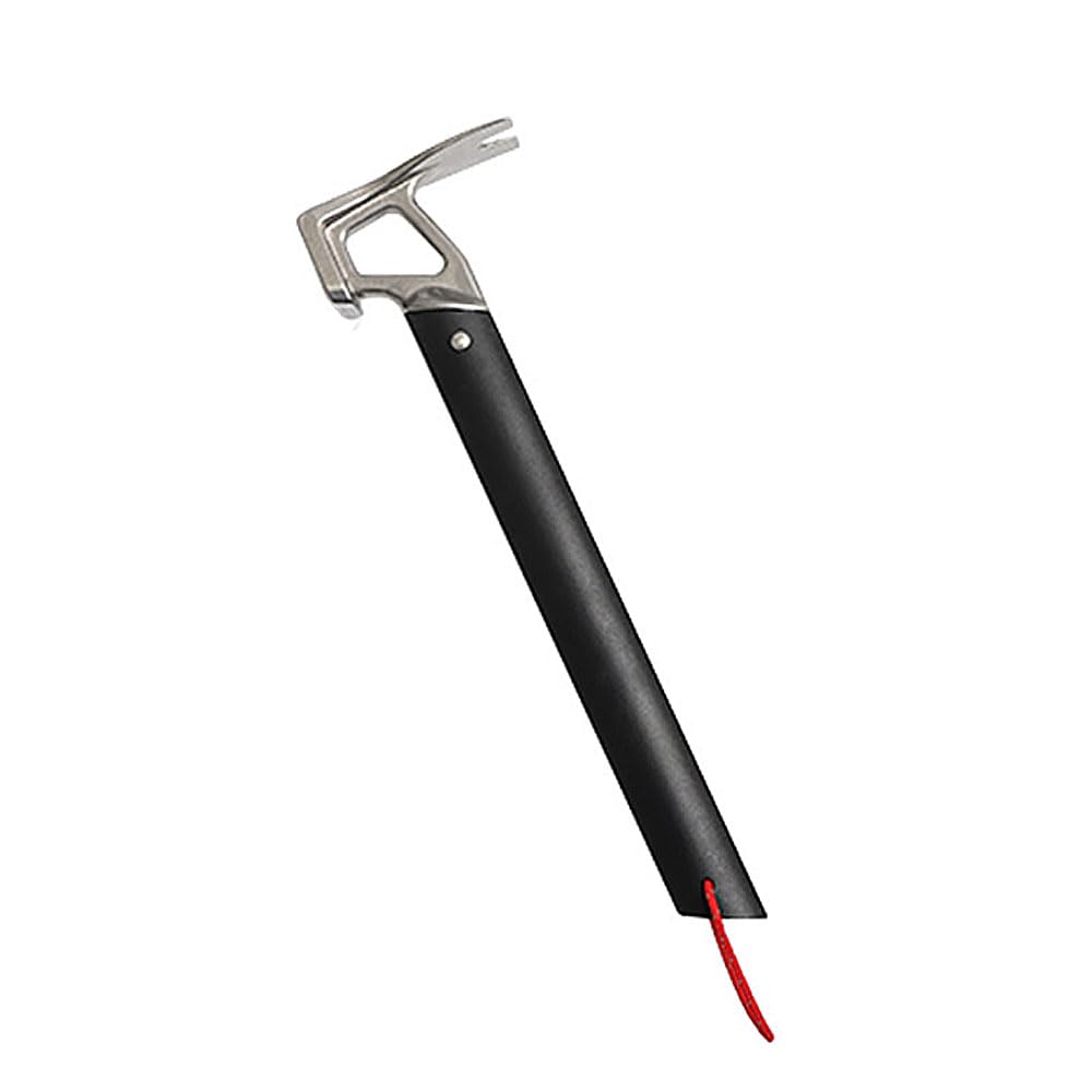 

Peg Hammer with Stainless Steel Head and Aluminum Head, Lightweight, 31cm Long, for Camping and Hiking