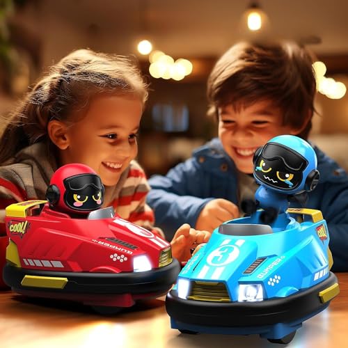 OBEST Remote Control Bumper Car Toy Set of 2, Competitive RC Cars, Perfect Birthday Gift for Ages 6 and Up