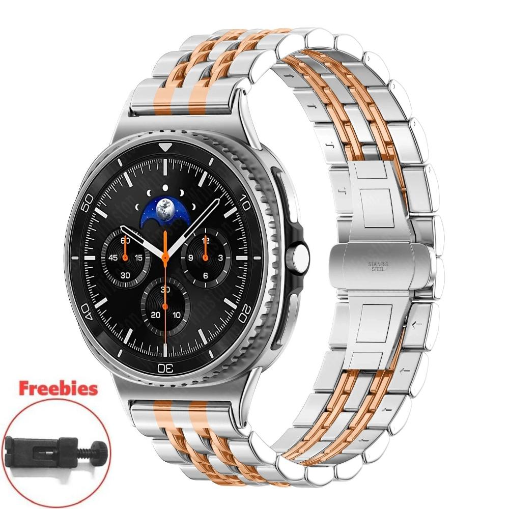 Metal Strap For Samsung Galaxy Watch 9/8 40mm 44mm 8 Classic 46mm Stainless steel Bracelet Wristband Business For Galaxy Watch Ultra2 47mm 2025 Band