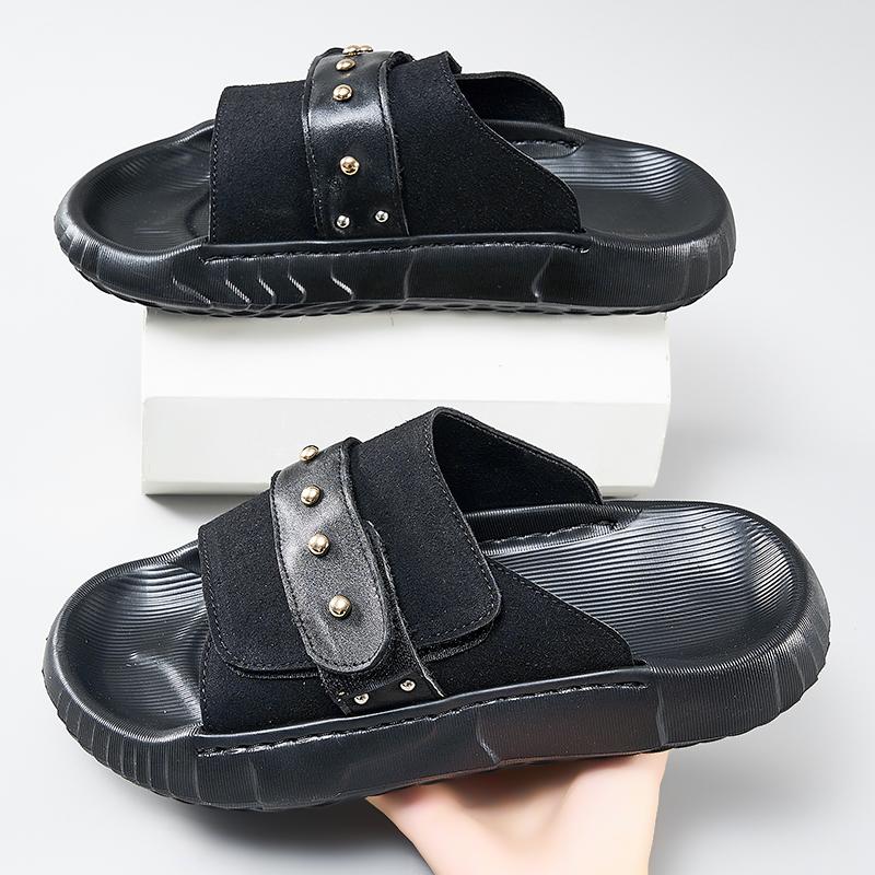 

Golden Sapling Летняя пляжная обувь Мужские повседневные шлепанцы Домашние мужские тапочки Удобные пляжные шлепанцы Ретро мужские шлепанцы 44-45