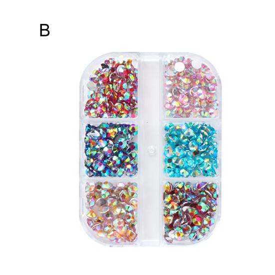 Boxed Nail Mini multifunkční umělecké drahokamy lesklé