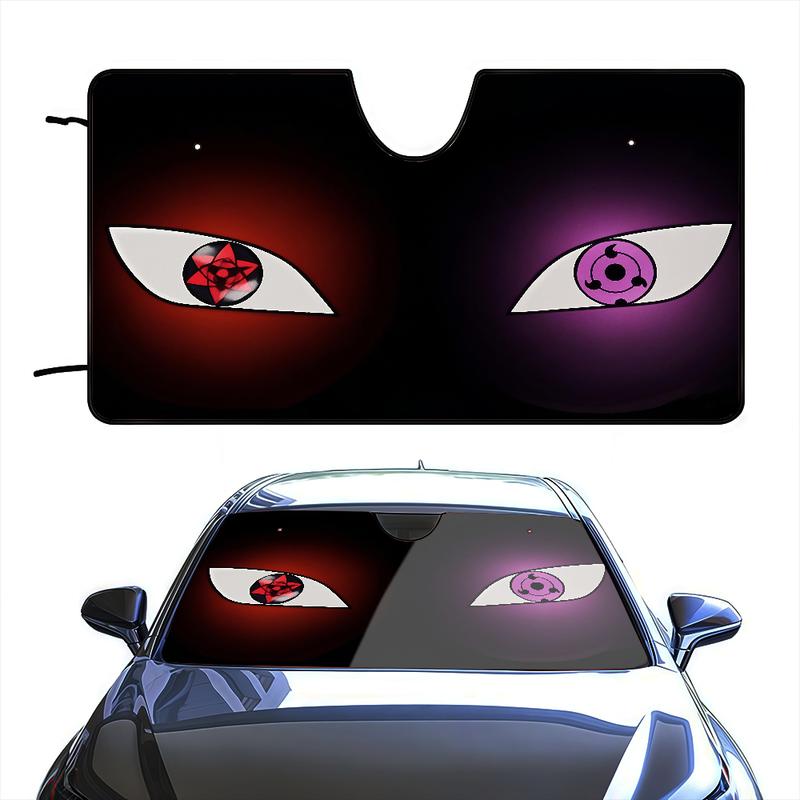 Funny N-NarutoS Eye Cool Car SunShade Windscreen Cover Shade Car SunShade UV Rays Car Sun Visor Protector