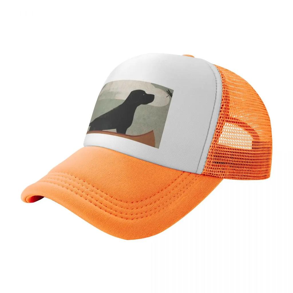 Black Dog Canoe Baseball Cap Streetwear Dad Hat Gentleman Hat Unique Hats Unisex Hats Women's