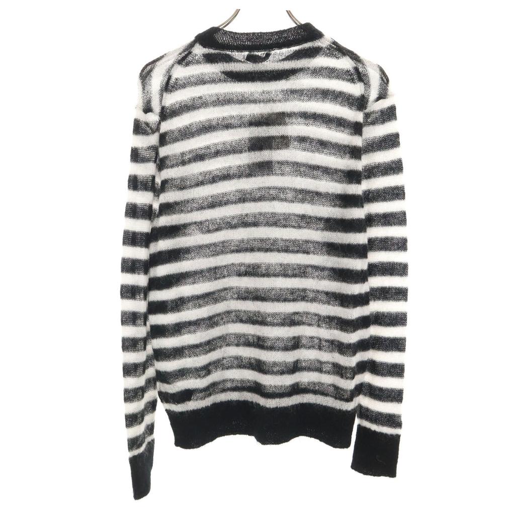 unused SHIPS made in Japan Border Pattern Long sleeve sweater knit Women Used